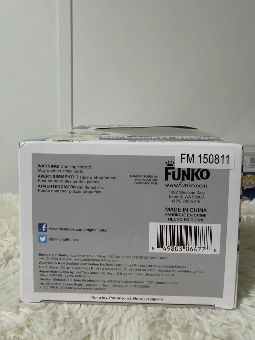 Funko Pop! Back to the Future Dr. Emmett Brown - White, Green, Blue, Beige